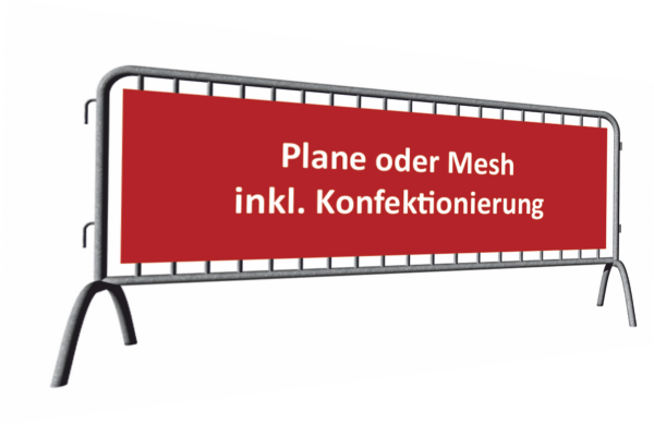 PVC Plane für Absperrgitter